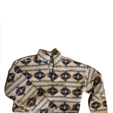 Cropped flauschiger Pullover 