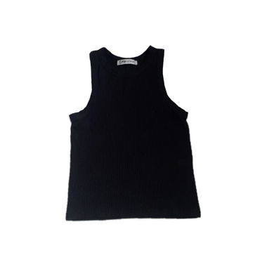 SCHWARZES CROP TOP