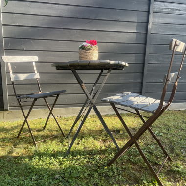 Table et chaises de jardin 