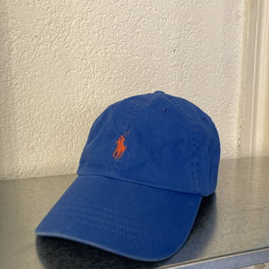 Polo Cap Blau Orange