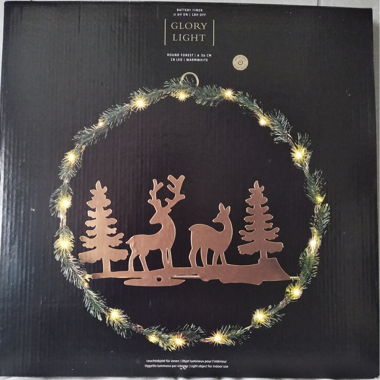 Glory Light Weihnachten Tannen Kranz mit LED 
