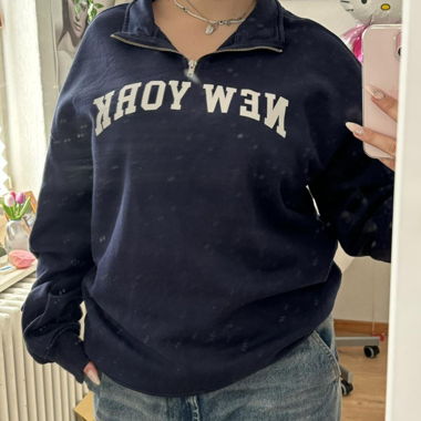 Half Zip Up Hoodie
