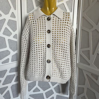 Pull blanc crème 