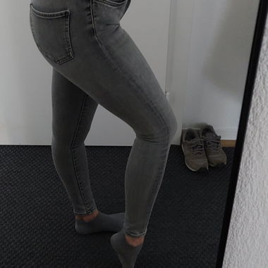 Jeans Hose hellblau
