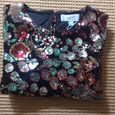 Top con paillettes