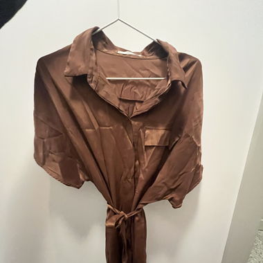 Blusenkleid Mango Braun