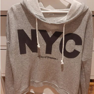 Felpa con cappuccio NYC