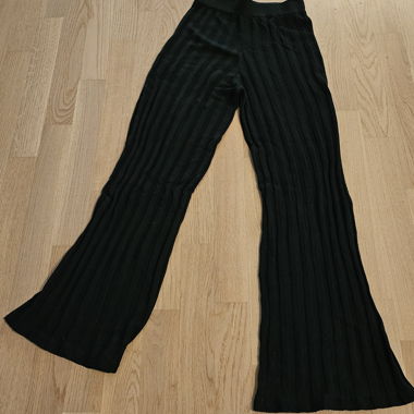 Pantaloni neri in maglia S/36
