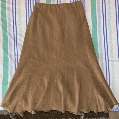 Jupe longue brune – Taille 60 (4XL - 5XL) – Neuve