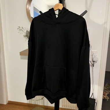 Black Oversized Hoodie