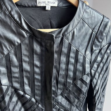 leather jacket woman S from Paris