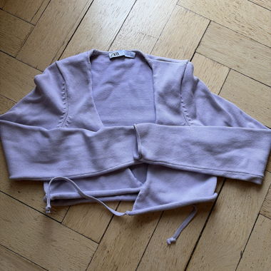 Zara Lilac Strick-Bolero