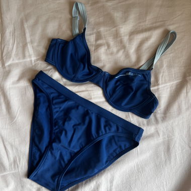 set bikini adidas vintage blu
