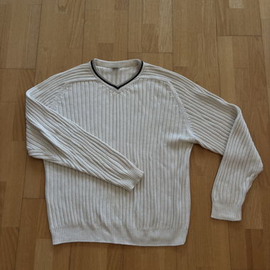 Beige knit sweater