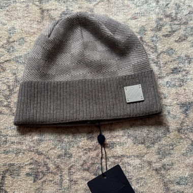Louis Vuitton grey cotton beanie