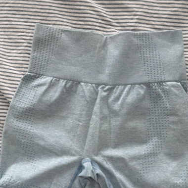 Shorts sans couture bleus