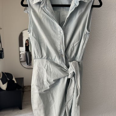 Abito camicia senza maniche