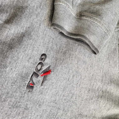 Vintage Gola Jumper – Light Grey Minimalist Vibe