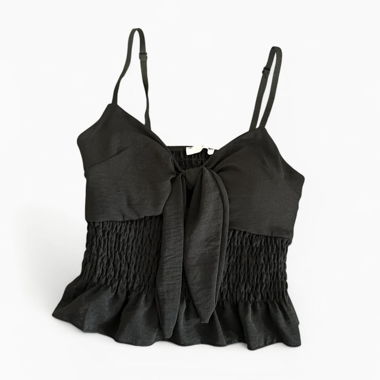 Black crop top