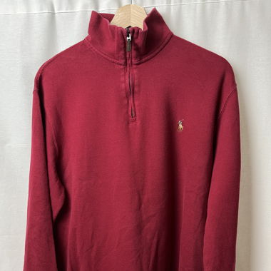 Pull zip Ralph Lauren rouge