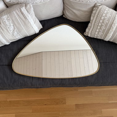 Triangular Wall Mirror