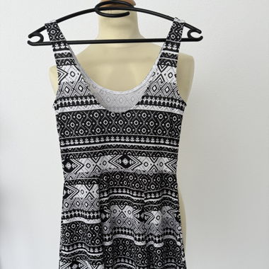 Vestito H&M 36 nero/bianco