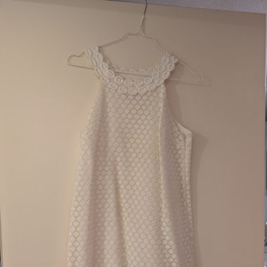 Weisses Neckholder Kleid