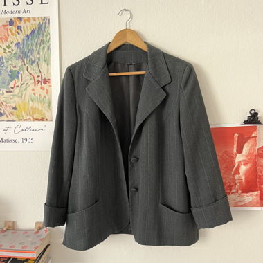 Pinstripe Blazer