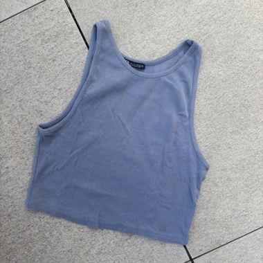 BLAUES CROPTOP