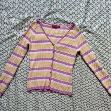 Colourful cardigan