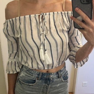 Blusa Estiva Scoperta alle Spalle
