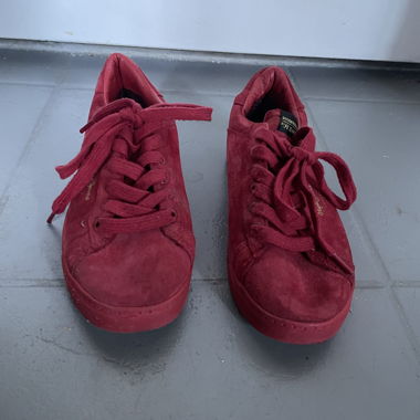 Rote Sneaker aus Wildleder - Pepe Jean -37