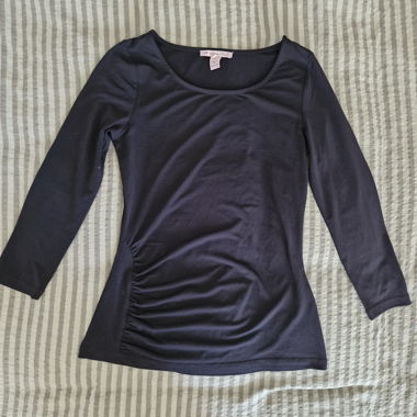 Black Long-Sleeve Top