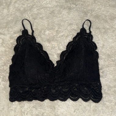 Brassiere en dentelle noire