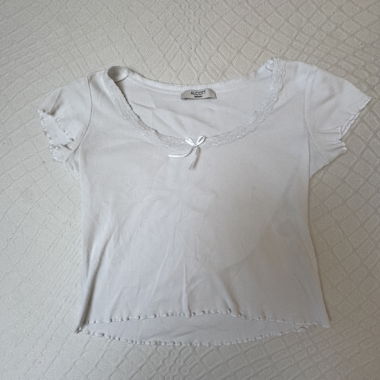 T-shirt blanc doux