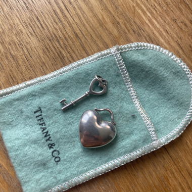 Pendentif Tiffany & Co. Vintage Y2K Cœur et Clé