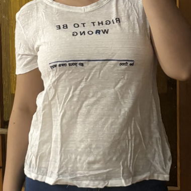 “Right to be wrong” shirt 
