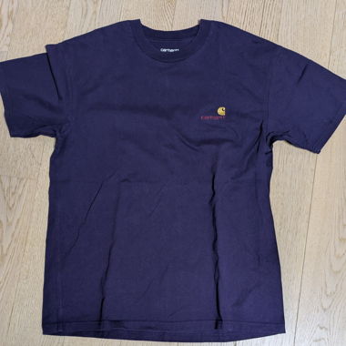 T-shirt Carhartt logo viola