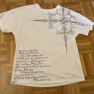 T-shirt graphique blanc Y2K