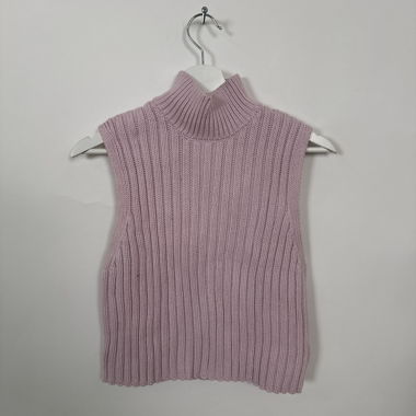 Zara pink knit sweater vest