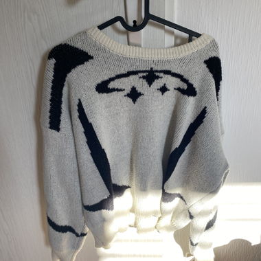 Pull en maille à motif