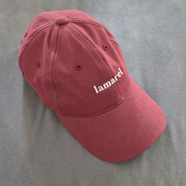 Casquette Lamarel bordeaux