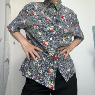 chemise/blouse motif fleurs 