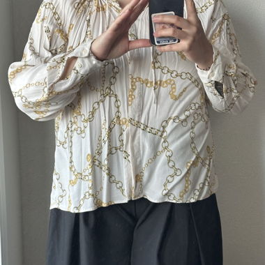 Blouse imprimée chaines
