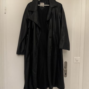 Cappotto in ecopelle taglia S