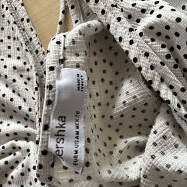 Bershka Top gepunktet CropTop Sommer
