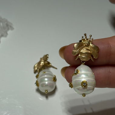 Boucles d'oreilles Abeilles