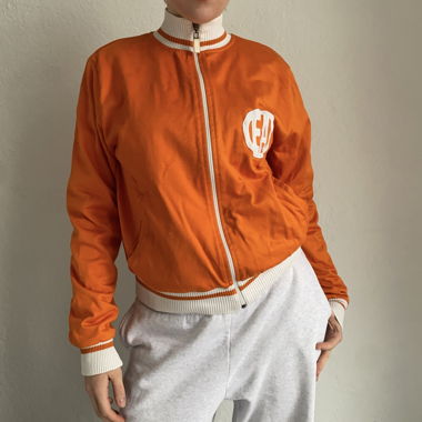 ORANGE & WHITE REVERSIBLE EA7 JACKET