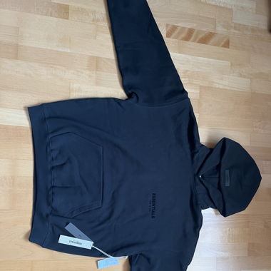 Sweat à capuche Fear of God noir. Taille M