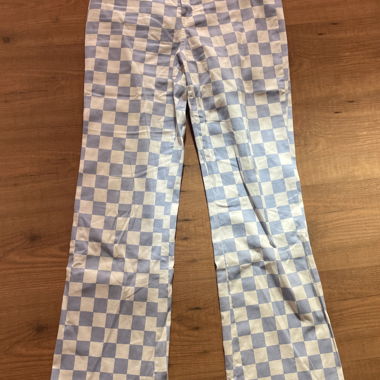 Checked Jeans